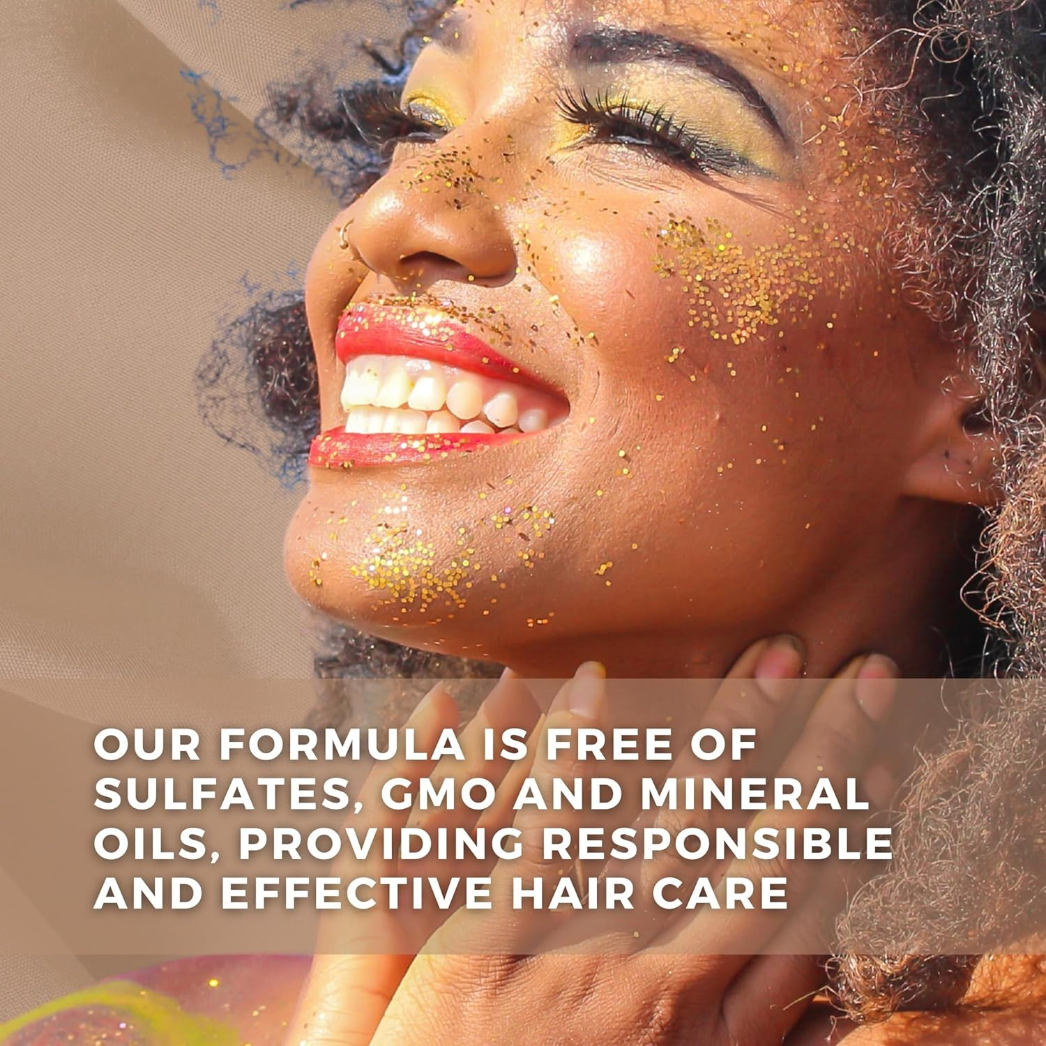 Kerargan - Argan Oil Mask for Intensive Care and Strengthening of Curls - for Curly Hair - Sulphate, Paraben and Silicone Free - 500 Ml image number 2