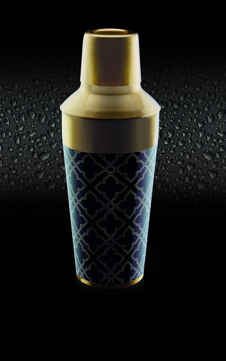 Barcraft Art Deco Cocktail Shaker 650ML Gift Boxed image number 3