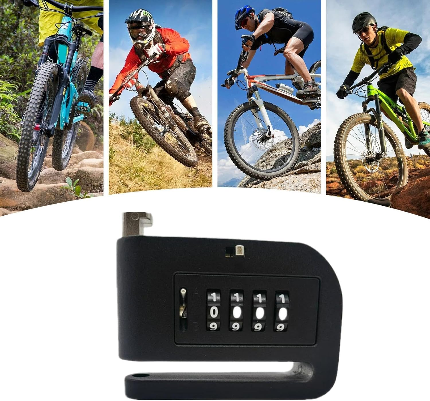 Motorcycle Disc Brake Lock | Anti-Theft Motorcycle Disc Brake Lock,Waterproof Electric Scooter Lock, Anti-Rust Scooter Lock for Travel image number 2