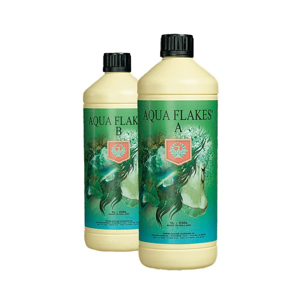 House & Garden Aqua Flakes Nutrient - [Size: 1L A&B Set]