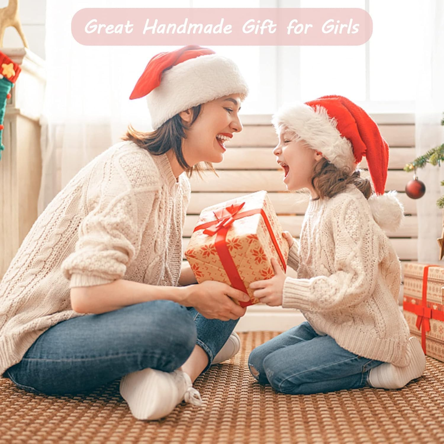 Girls Toys Bracelet Making Kit - Beads for Charm Jewelry Making Kit Supplies Gifts for Girls 4-12 DIY Craft Toys Birthday Christmas Age 5 6 7 8 9 10 11 (Pink) image number 2