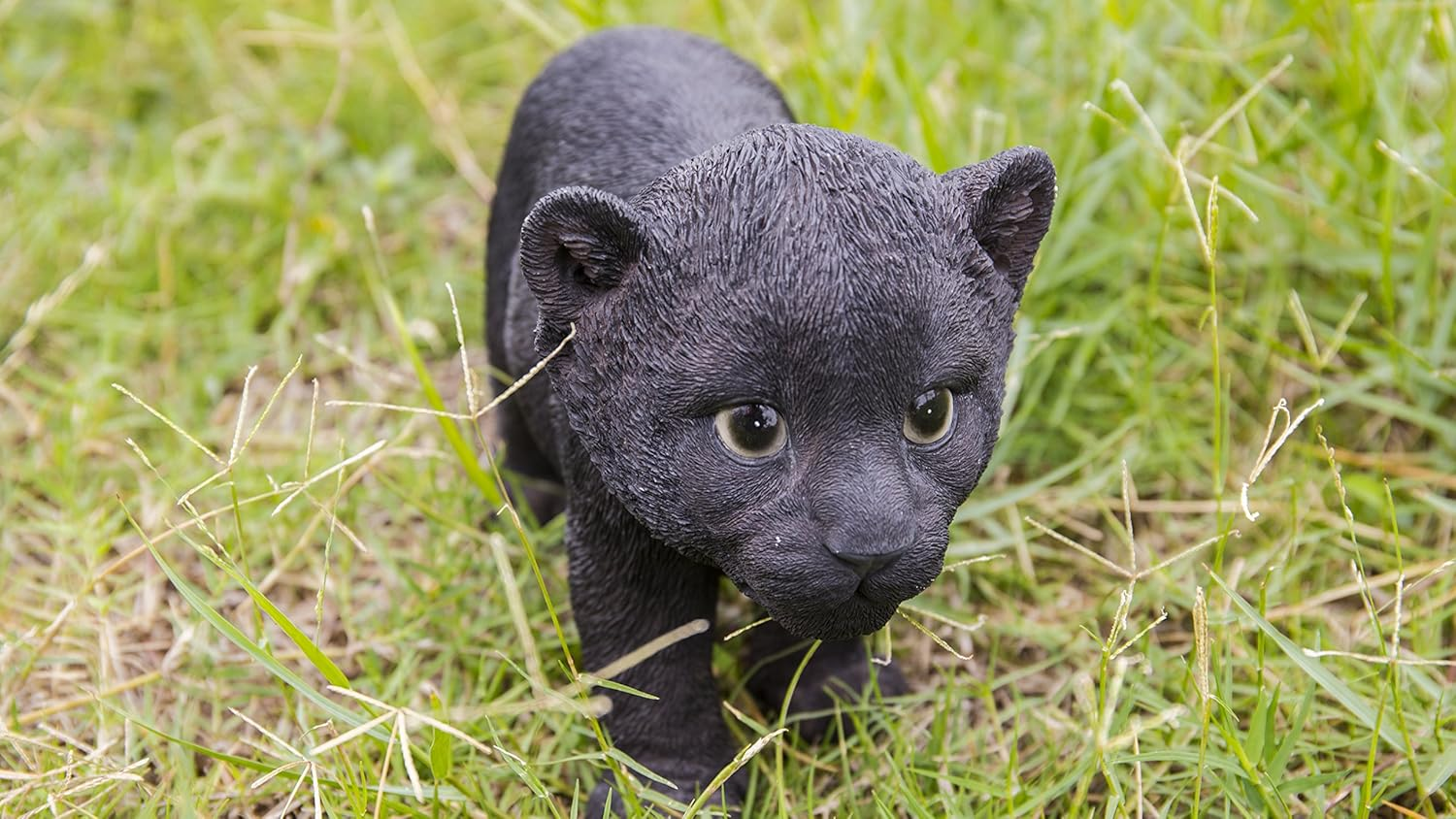 Hi- Line Gift 87696-B Black Panther Cub Statue image number 3