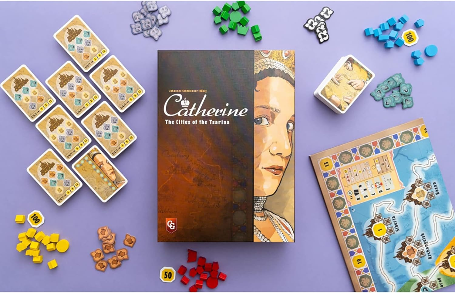 Capstone Games Catherine the Cities of the Tsarina Board Games image number 5