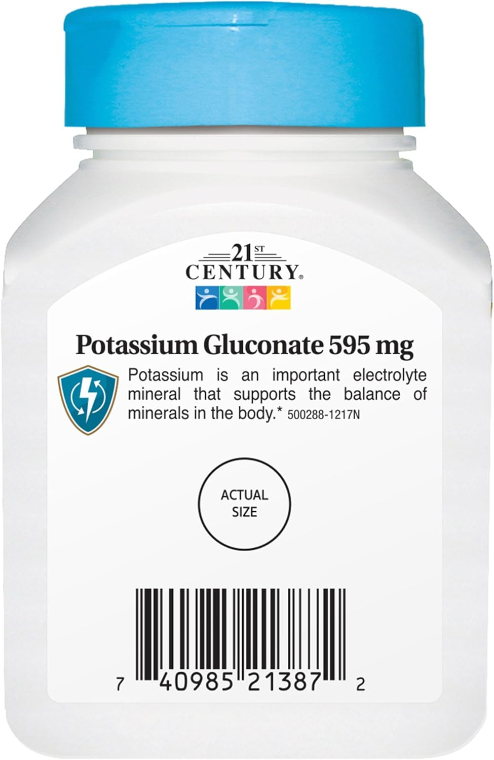 21St Century Health Care Potassium Gluconate 595Mg 110 Tablets