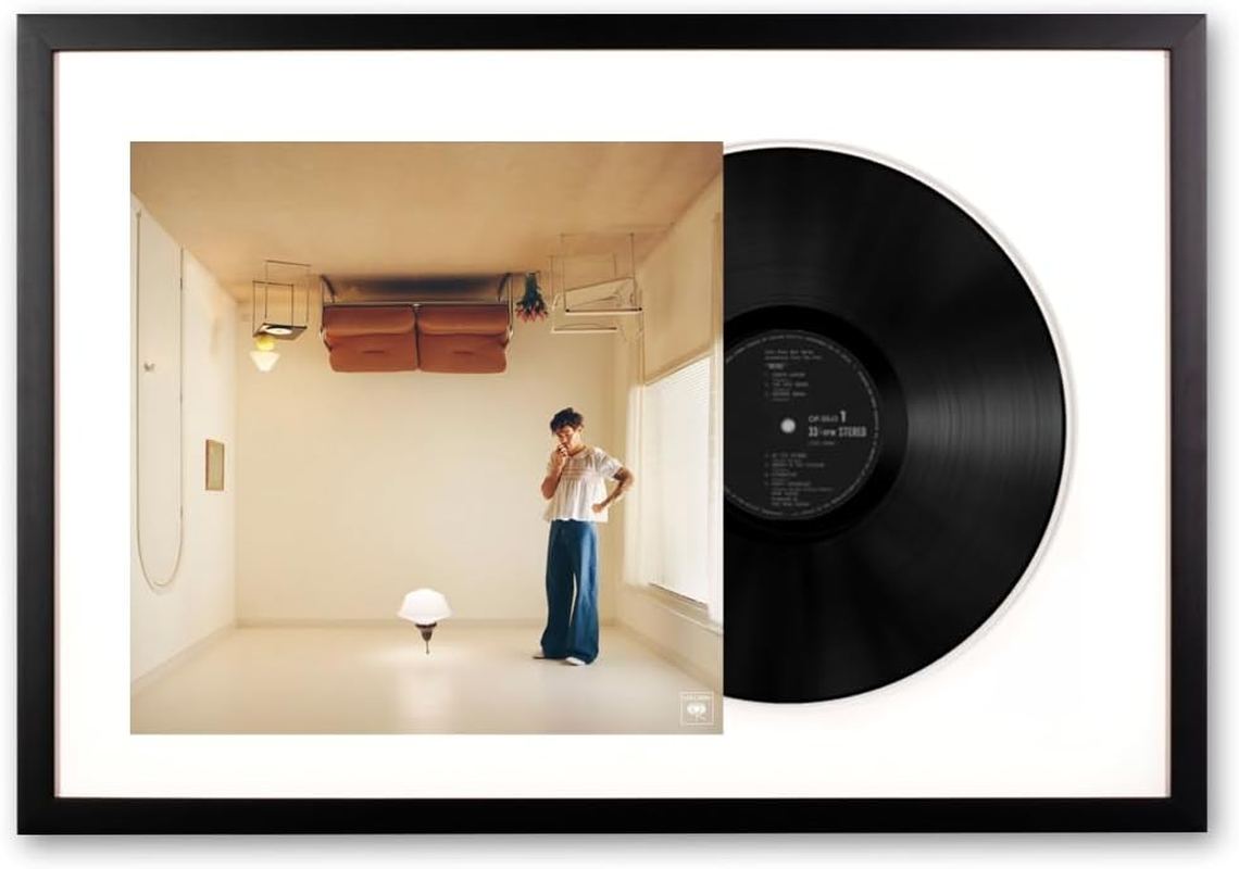 Framed Harry Styles Harry'S House Vinyl Album Art Vinyl Art image number 3