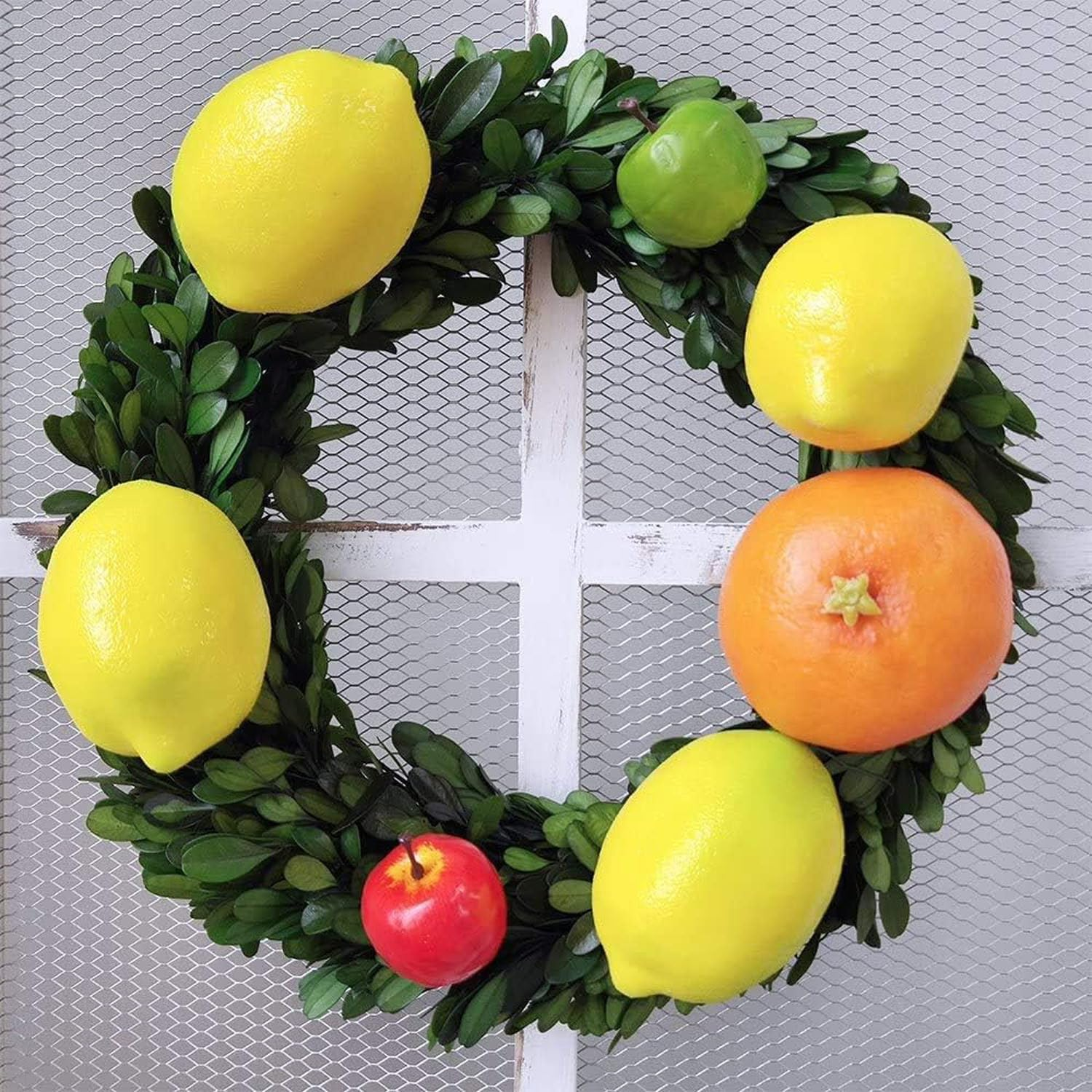 12Pcs Artificial Fruit Lemon,Yellow Fake Lemons Faux Fruit for Home House Kitchen Decoration,Lifelike Normal Size Simulation Lemons,Plastic Yellow Lemon for Fake Fruit Bowl image number 4