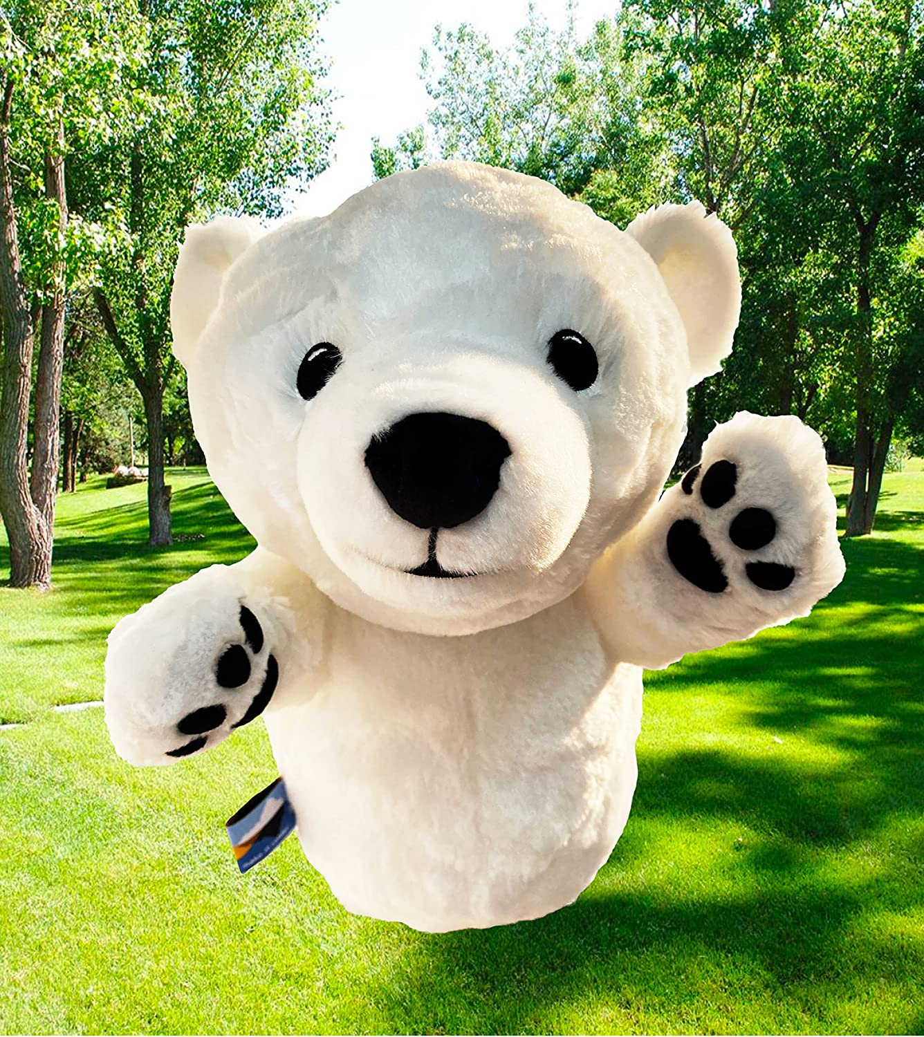 Anagom Golf Head Cover Polar Bear Driver Headcover with Lovely Paws image number 5