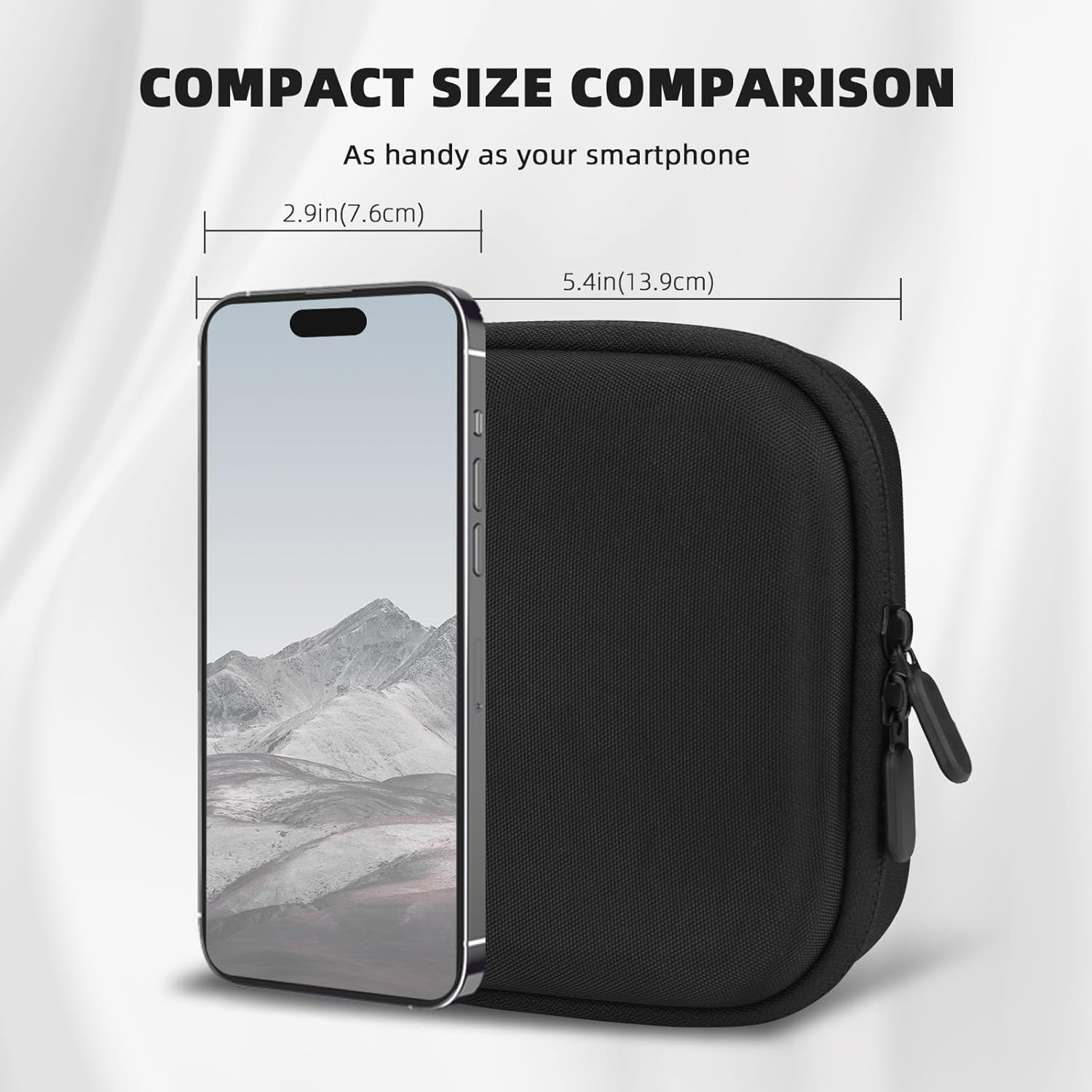 BRDRC Carrying Case for Insta 360 GO 3S / GO 3 Accessories, Storage Bag Protective Case Hard Shell Cover for Insta360 GO 3S / GO3 Vlogging Action Camera Accessory