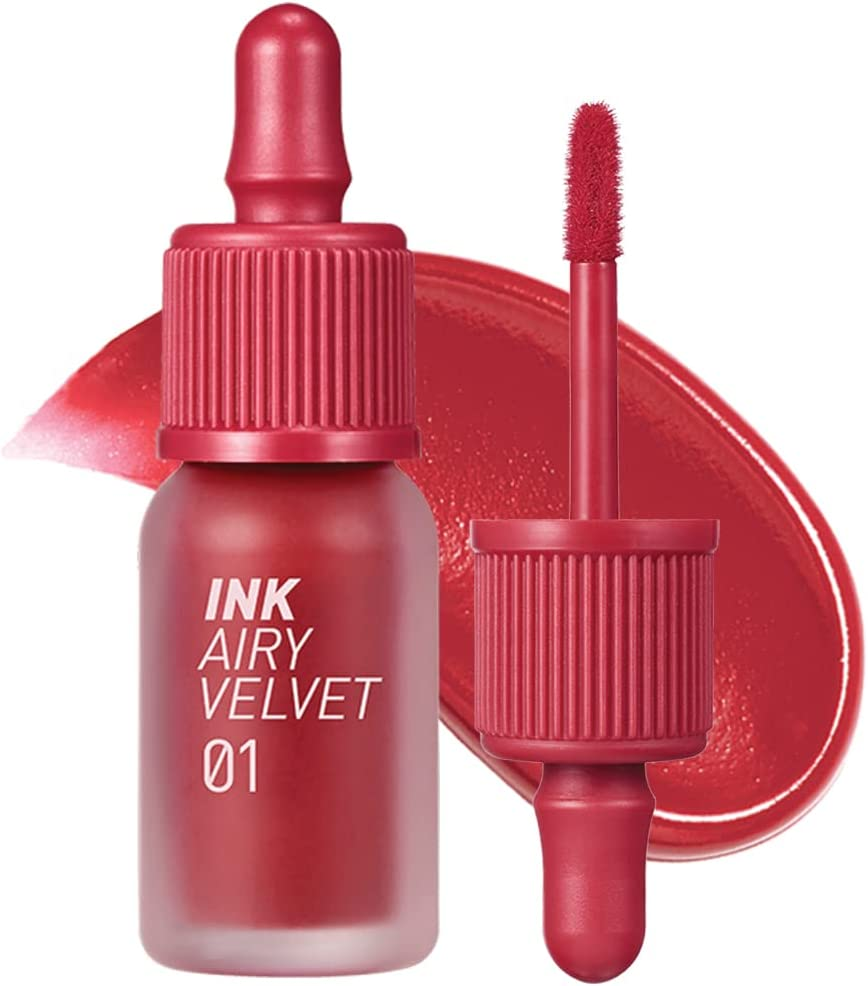 Peripera Ink Airy Velvet #1 Hotspot Red, (#01 Hotspot Red) image number 4