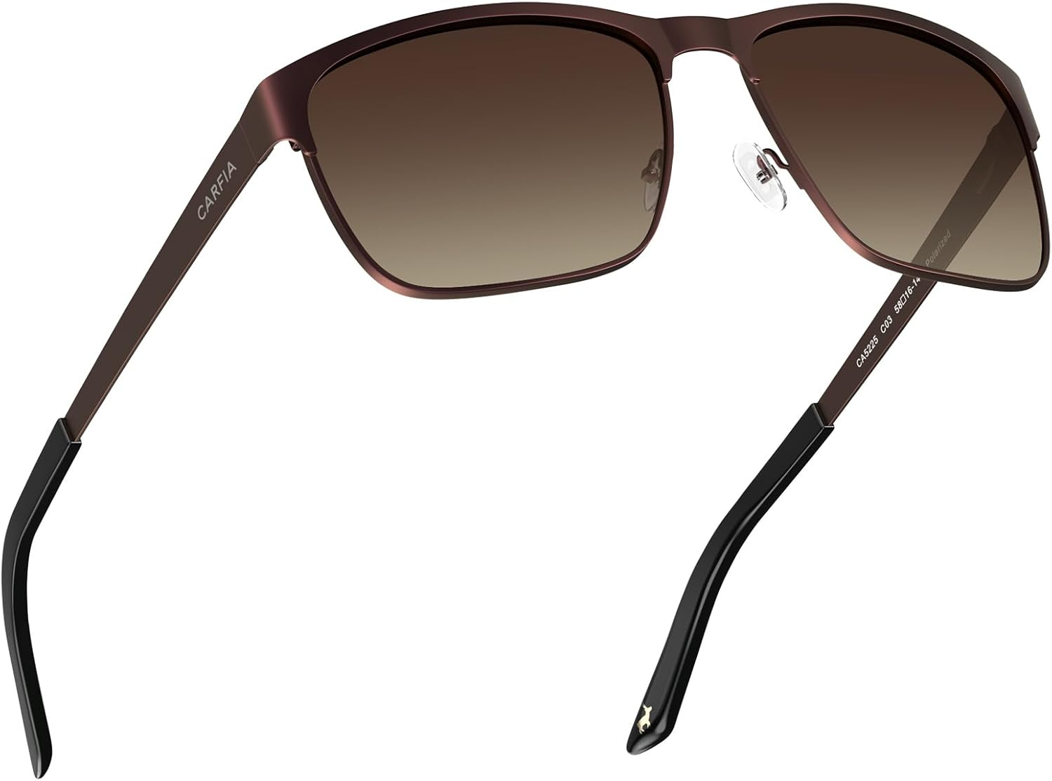 CARFIA Metal Mens Sunglasses Polarized UV400 Protection for Driving Fishing Hiking Golf Everyday Use CA5225
