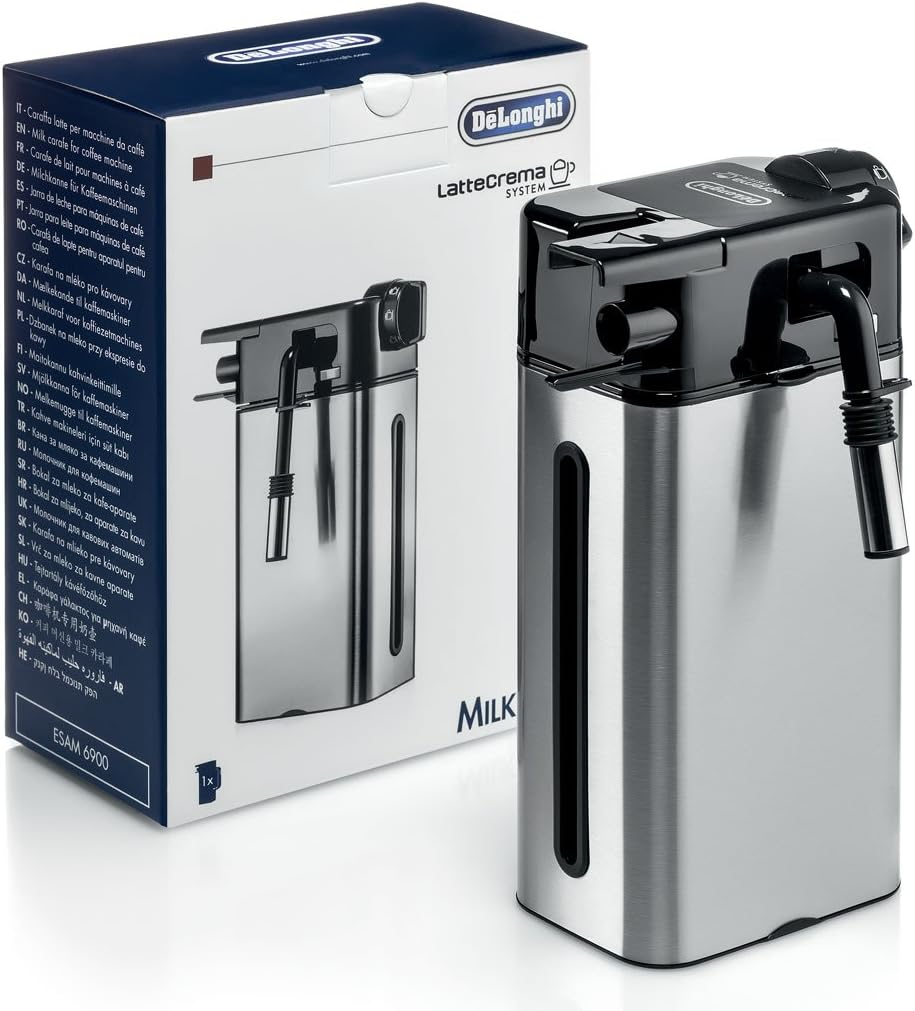 De'Longhi Milk Frothing Jug DLSC008, Suitable for Primadonna Exclusive Coffee Machine ESAM6900