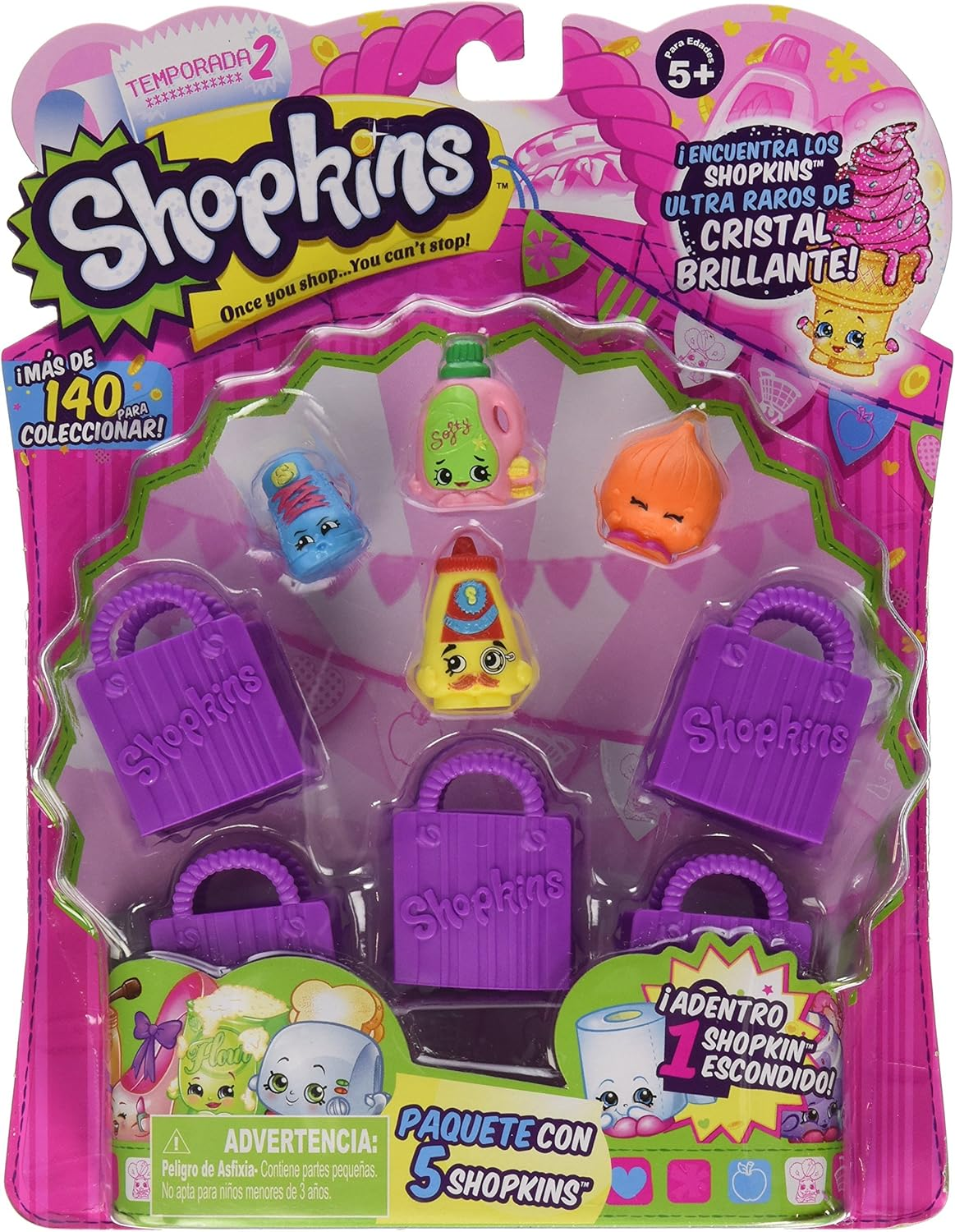 Shopkins Season 2 (5-Pack) (Styles Will Vary) image number 1
