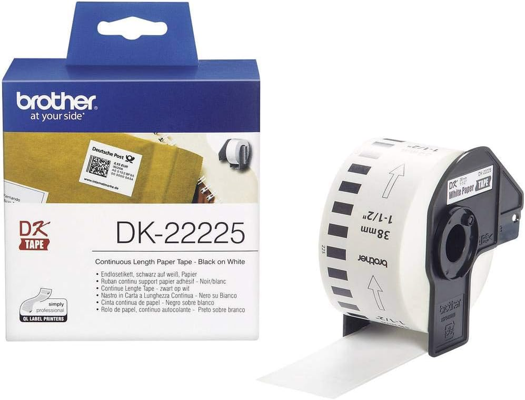 Brother Genuine DK-22223, White Continuous Paper Roll, 50Mm X 30.48M image number 1