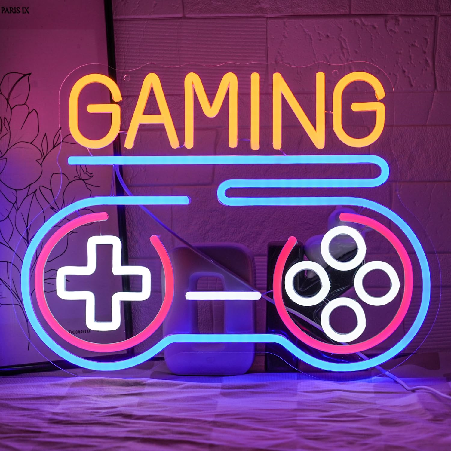 LMSIGNLY Record Player Neon Sign for Wall Decor Retro Music Record Neon Light Music Neon Light Sign Colorful Record Player LED Sign for Bedroom Music Classroom Concert Bar Party