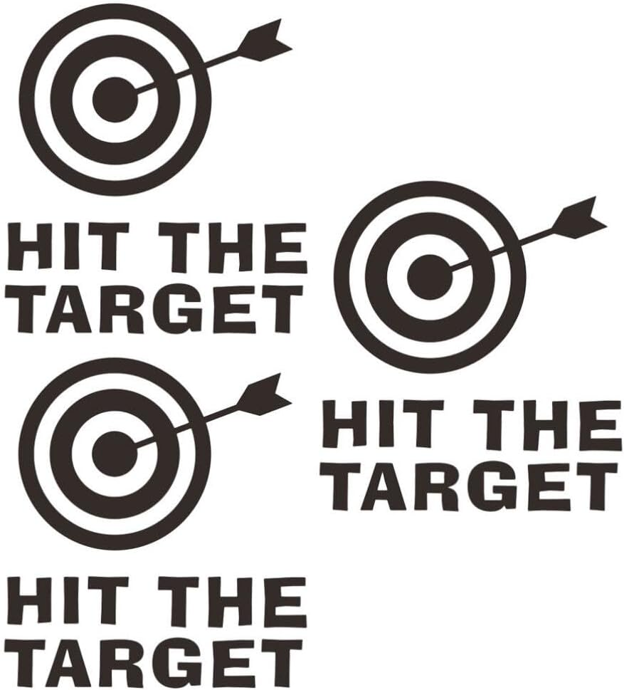 DECHOUS 3Pcs Boys Potty Training Stickers Hit the Target Decals Bathroom Toilet Seat Stickers Aiming Targets Stickers Pee Target for Toilet