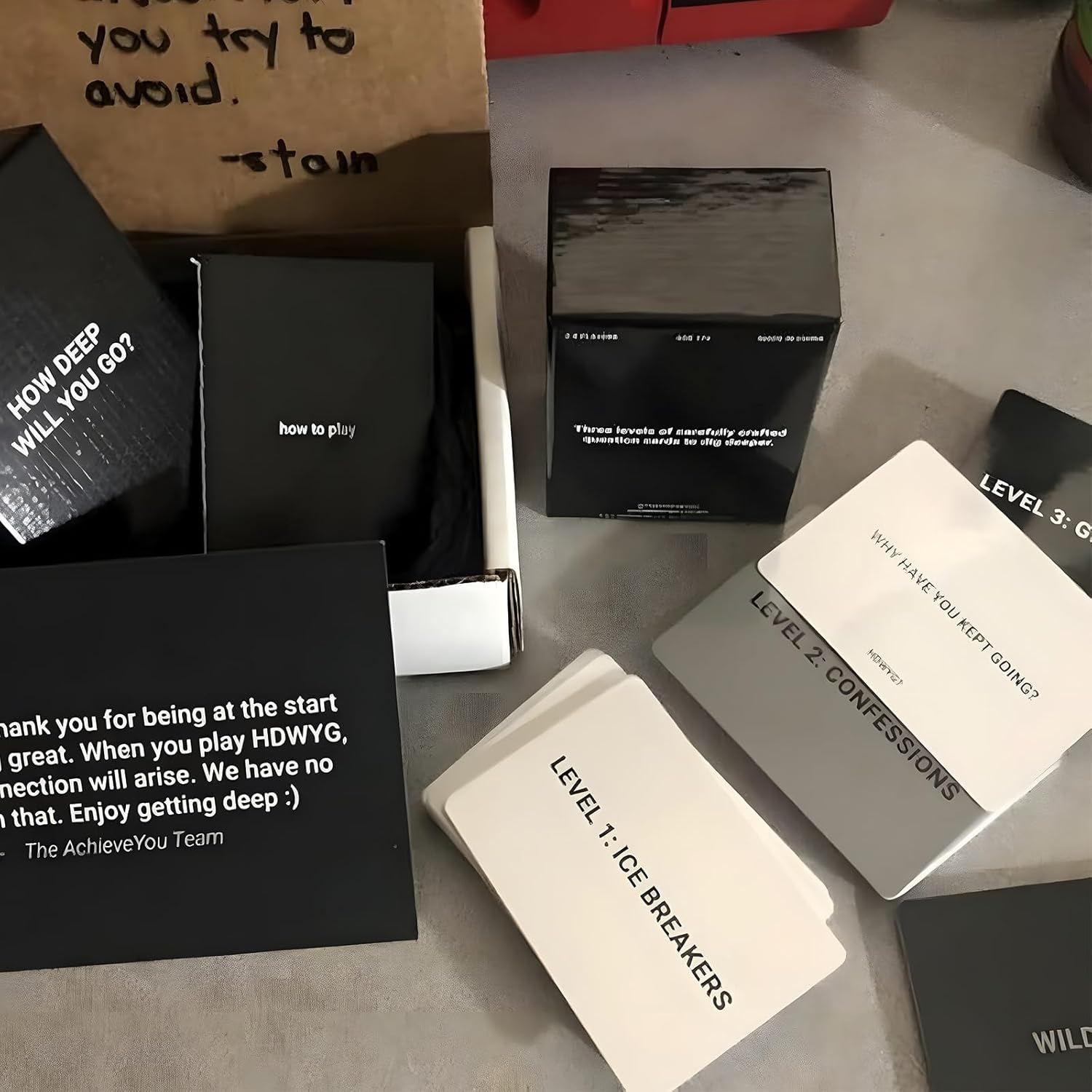 How Deep Will You Go? 99 Icebreaker Conversation Cards, Fun Game to Deepen Connections for Family Gatherings Friend Meetups Parties Road Trips Dates Game Nights image number 2