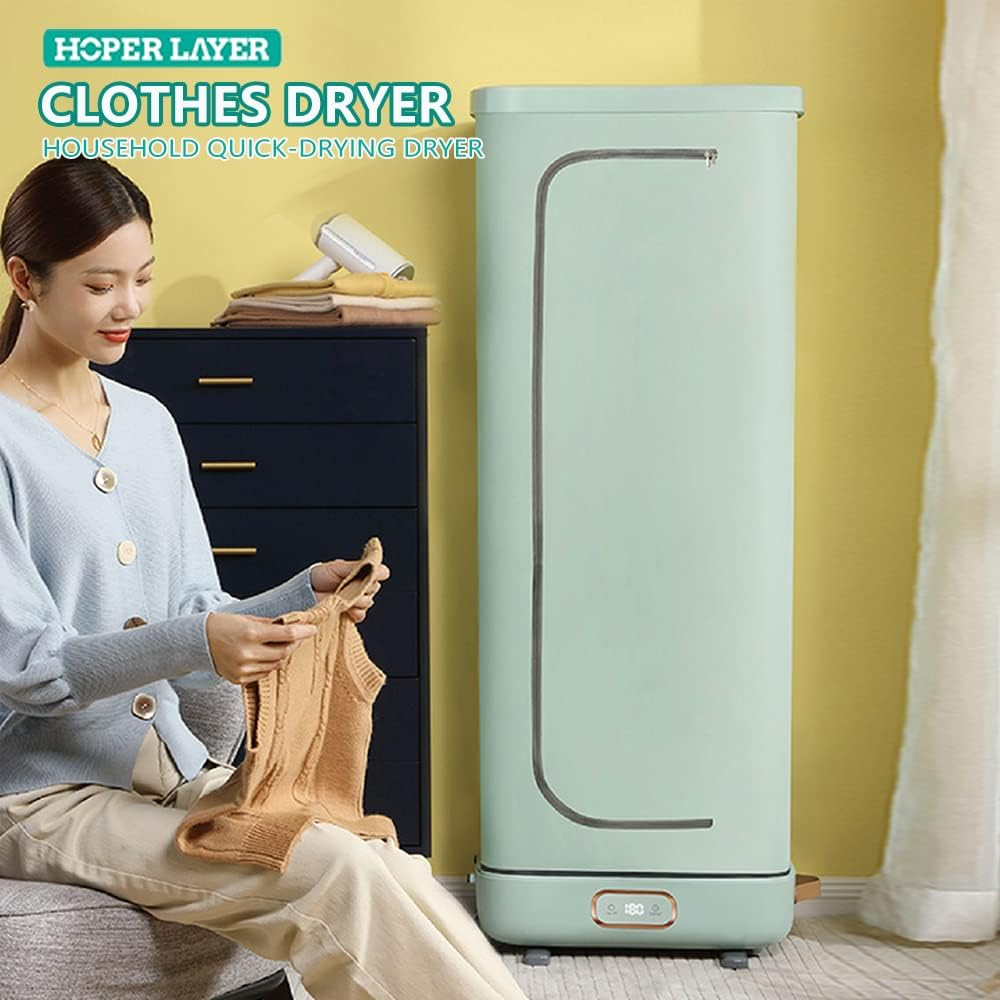 Hope Layer Portable Clothes Dryer Household Foldable 800W Electric Clothes Dryer Quick Drying Mites Removal AU Model image number 1
