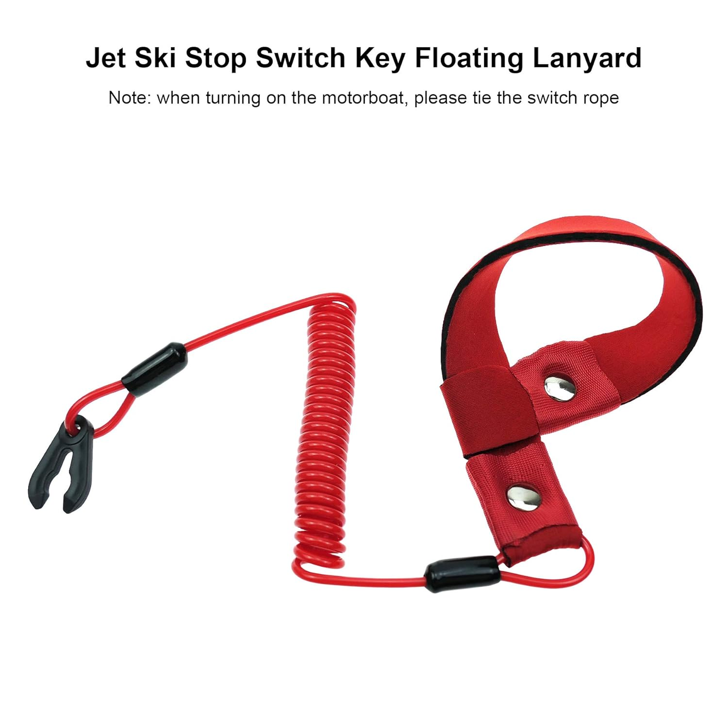 Start Stop Kill Safety Lanyard Fits for Yamaha Jet Ski Waverunner Waveventure Waveraider Wavejammer Waveblaster FX140 Replace EW2-68348-00-00, Handlebar Switch Key Floating Emergency Flameout Rope