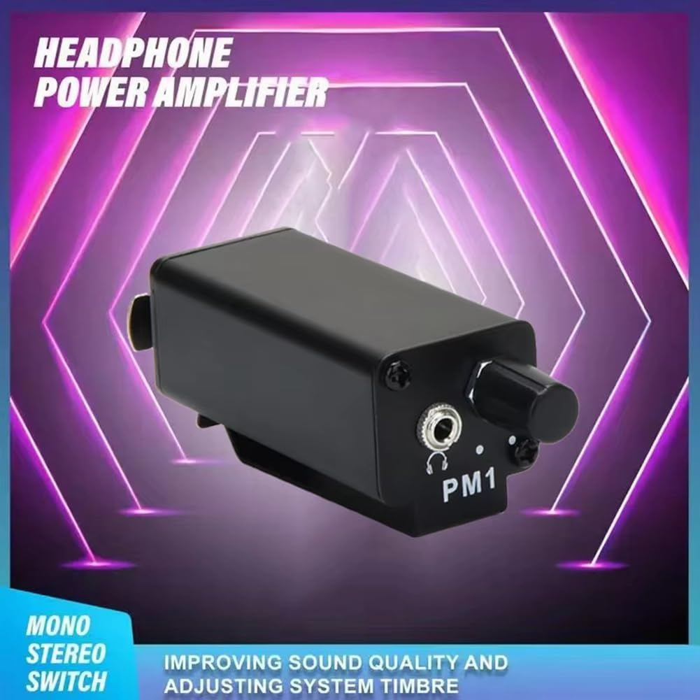 Mini Earphone Amplifier Headphone Amplifier Professional in Ear Stereo Personal Earphone Amplifier PM1 Portable Hifi Headphone Amplifier image number 2