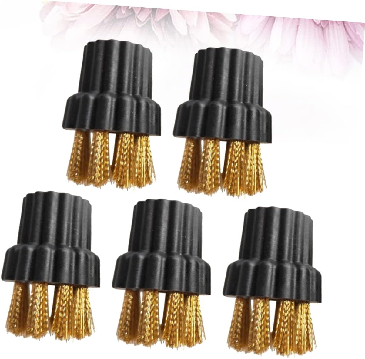 NOLITOY 10Pcs Steam Cleaner Accessories Long Handled Scrub Brush Multi-Purpose Cleaning Brush for Household Appliances Steam Cleaning Tool image number 4