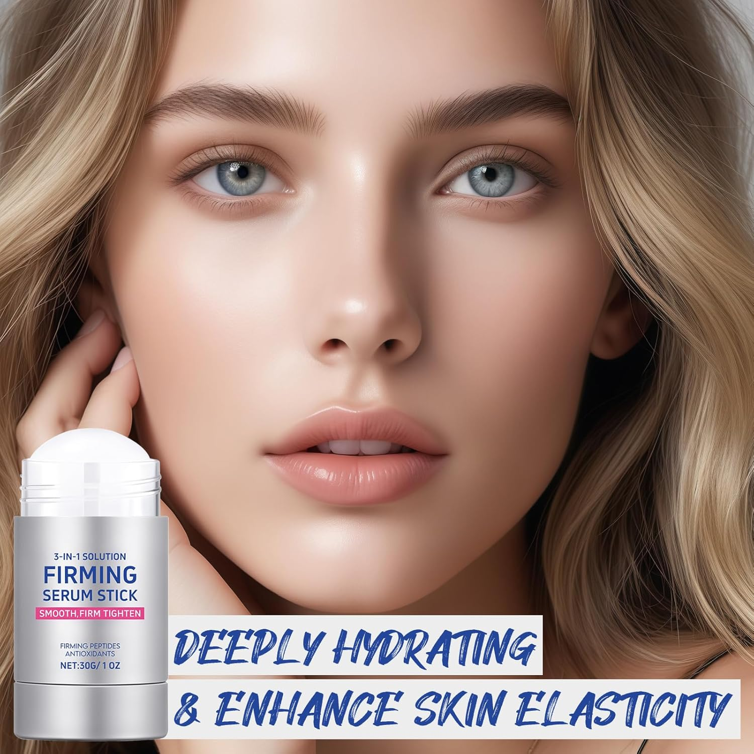 DAGEDA Firming Serum Stick, Smooth, Firm, Tighten Stick, Moisturizing and Nourishing Nature Skincare for All Skin Types, Improve Face Dullness, Reduce Fine Lines Hydrating Balm for Women image number 3