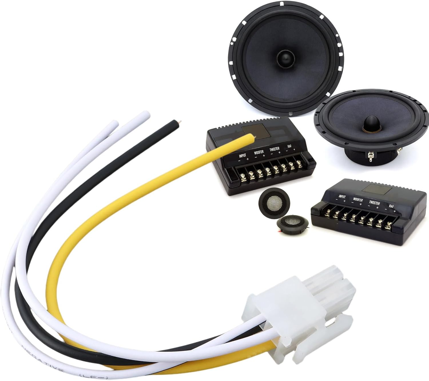 Emsea 2PCS 4Pin Car Amplifier Speaker Wire Harnesses 14Cm Compatible with Alpine Compatible with Diamond Audio Amplifiers image number 5