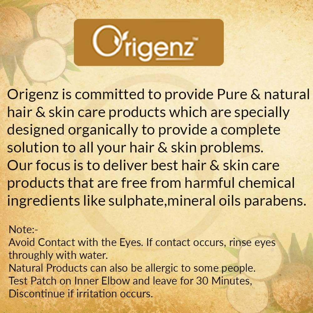 Origenz Premium Hair Care Combo (Bhringraj Powder 100Gm + Coconut Oil 100Ml)