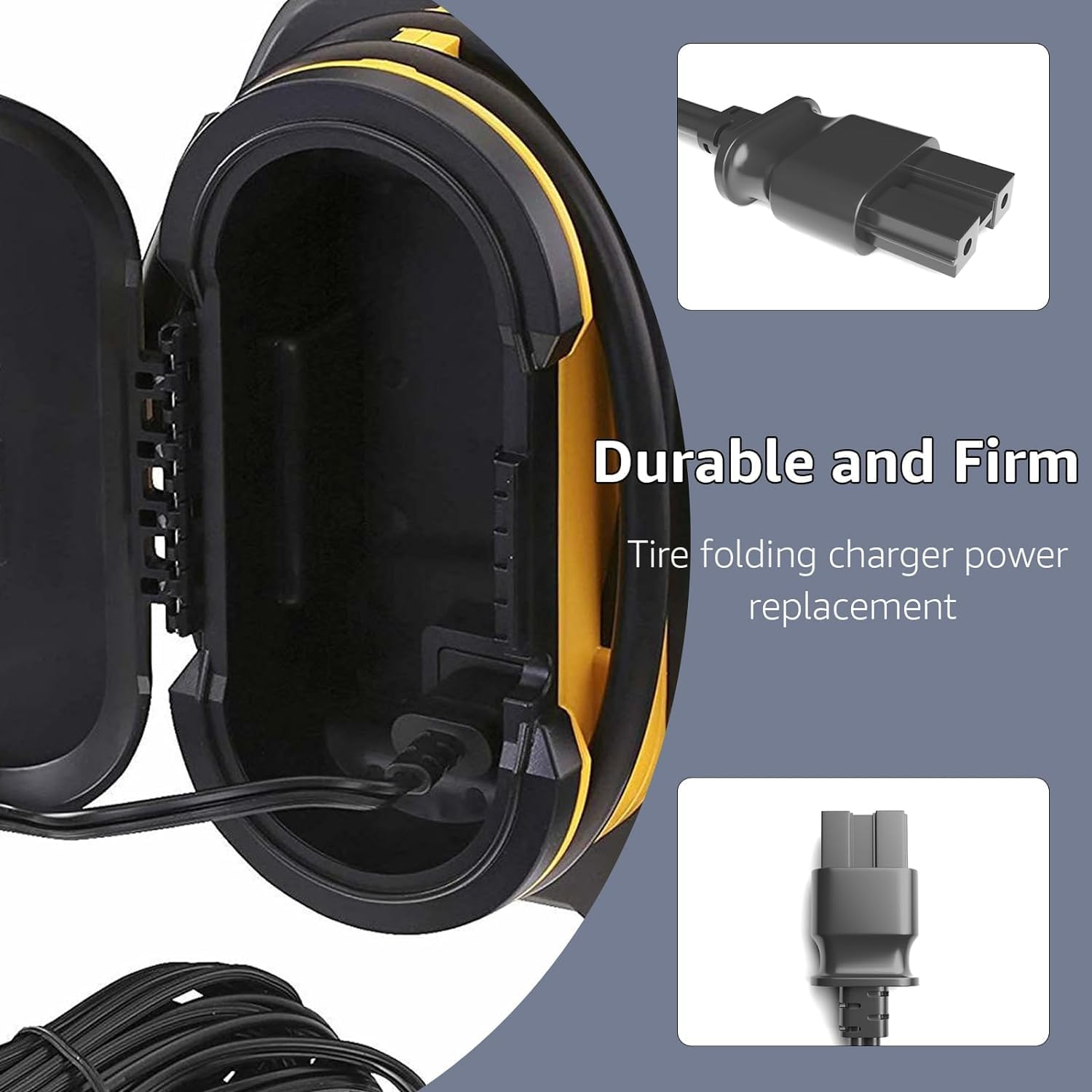 KFD 13.8V N557514 Inflator Power Supply Compatible with Dewalt DCC020IB Inflator Battery DEWALT Dcc020I 20V MAX Tire Inflator DCC020IB Type DCC020IB-CA Type 1 Charger Power Cord Adapter image number 6