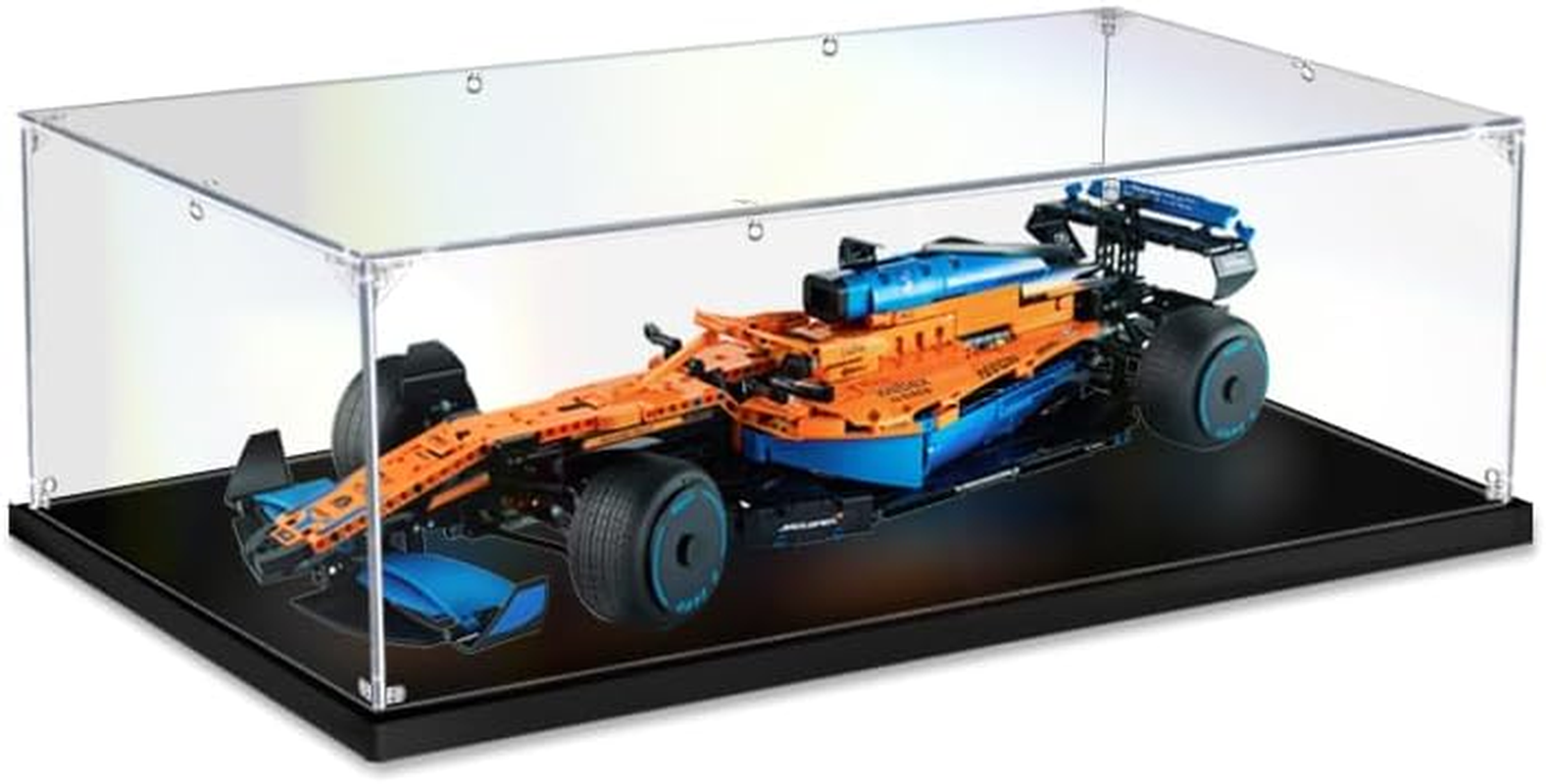 Acrylic Display Case for Technic 42141 Mclaren Formula 1 Race Car F1, 42171 Mercedes AMG F1 W14 E Performance, 10292 the Friends Apartments TV Series Dustproof Protection Clear Showcase image number 2