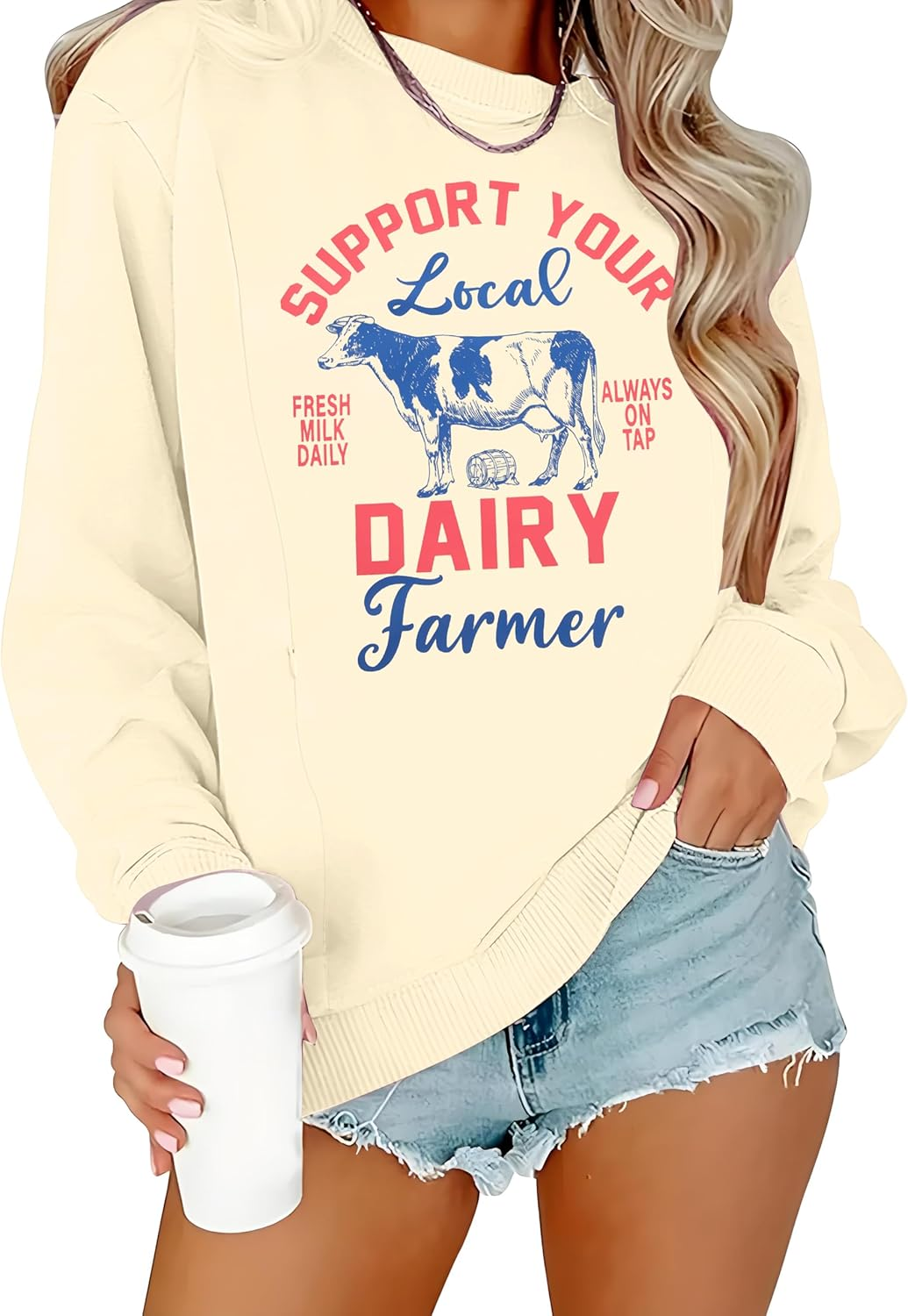 ASTANFY Maternity Nursing Sweatshirts for Breastfeeding Women Friendly Zipper Nursing Sweatshirt Mama Breast Feeding Sweater