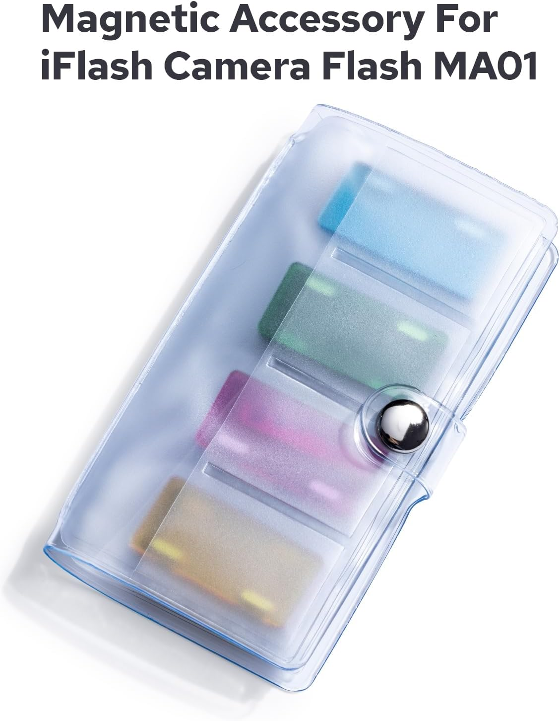 Godox MA01 Magnetic Attachment, Including Honeycomb Grids, Diffusers, Color Filters (CTO/CTB), Creative Gels for Godox IM20 IM22 IT20 IT22