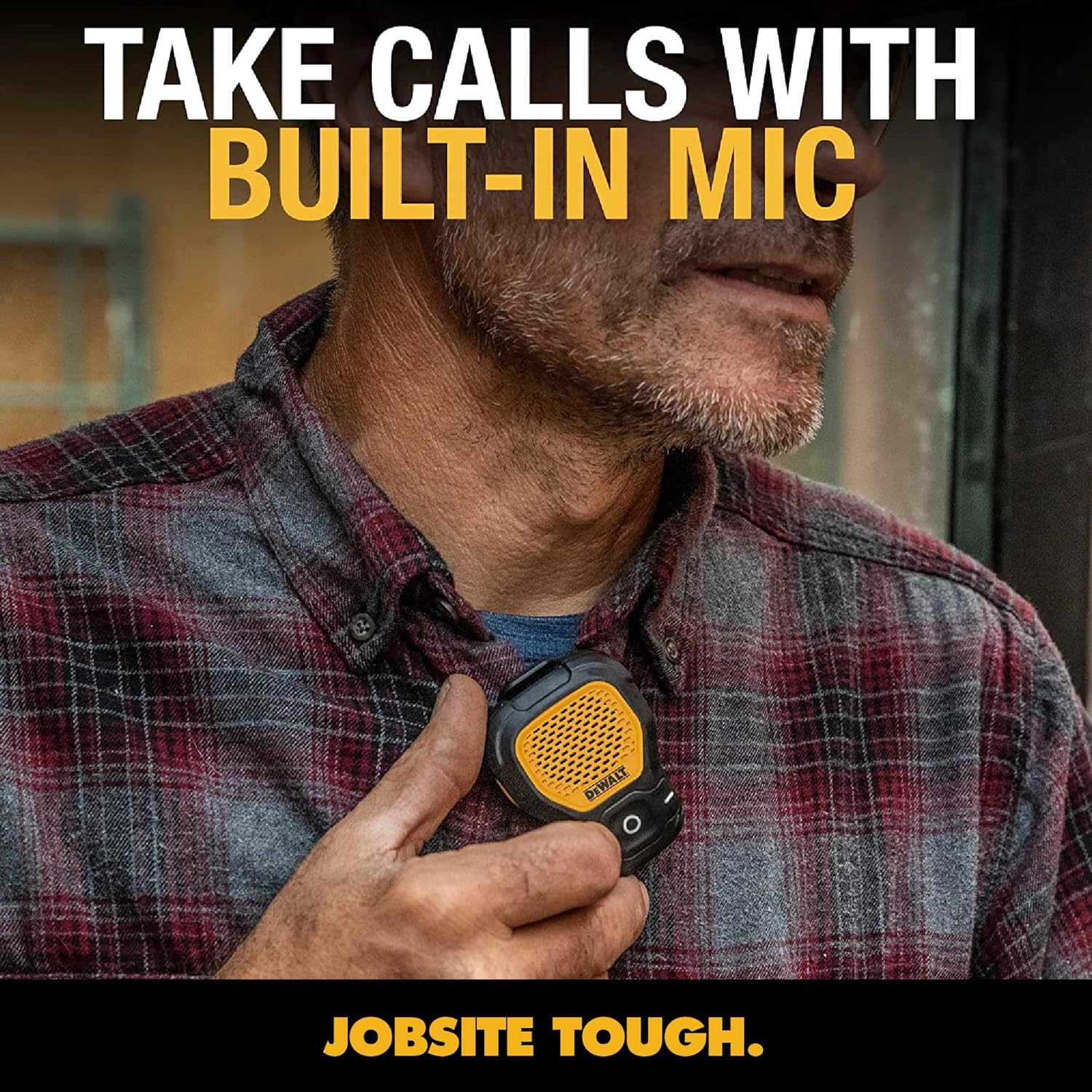 Dewalt Jobsite Pro Wearable Bluetooth Speaker image number 3