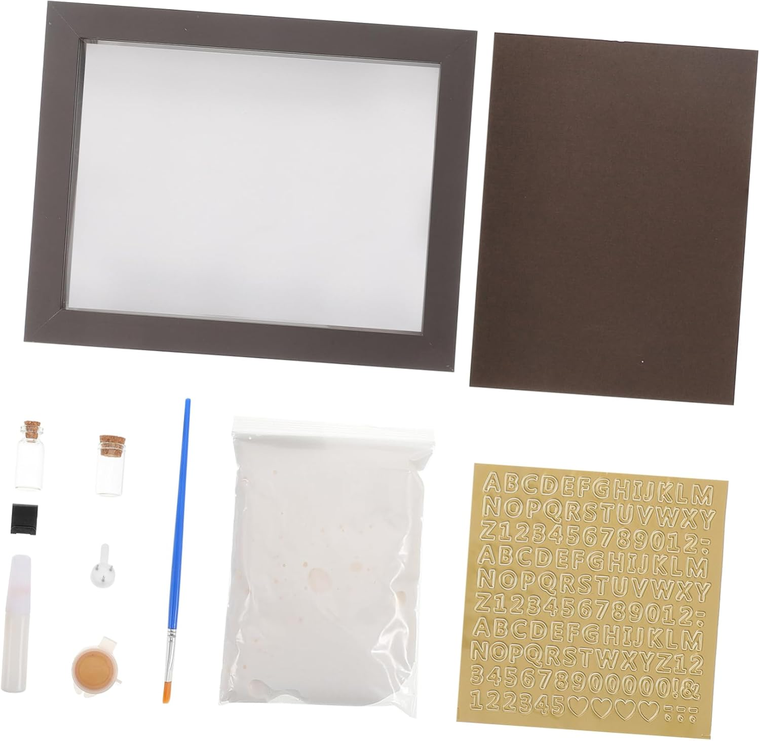 Yardwe 3Pcs Hand and Footprint Keepsake Frame Kit for Newborns Detailed Impressions Easy DIY Shower Nursery Decor First Year Memory Parents and Grandparents image number 1