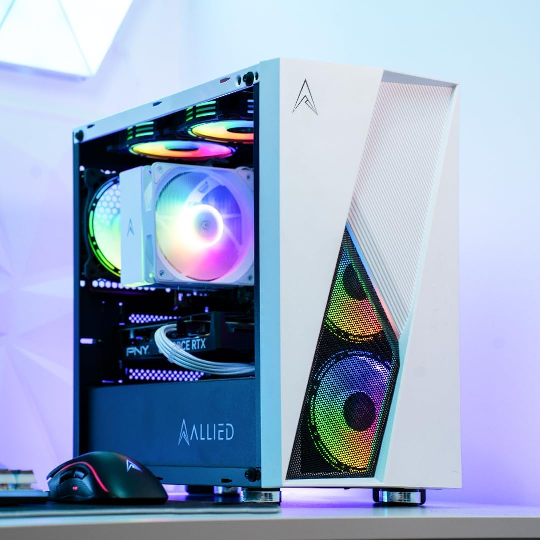 Allied Stinger Ryzen 5 5500 | RTX 4060 8GB | 16GB RAM | 1TB SSD | Wifi | Win 11 | Gaming PC | Desktop Computer image number 2