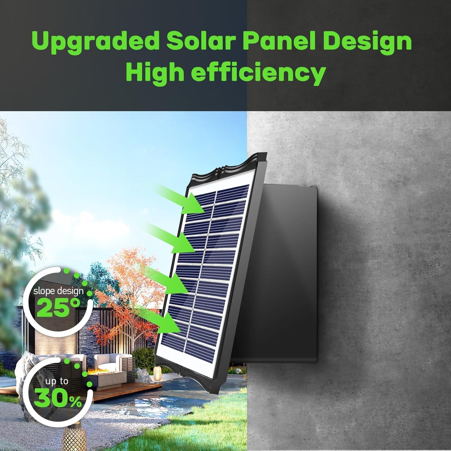 2LED Solar Wall Lights, up and down Lighting Solar Outdoor Light Waterproof IP65, 6500K/3000K Solar Fence Light Solar Powered Light for Yard Garden Garage Christmas Decorations (4 Pack) image number 4