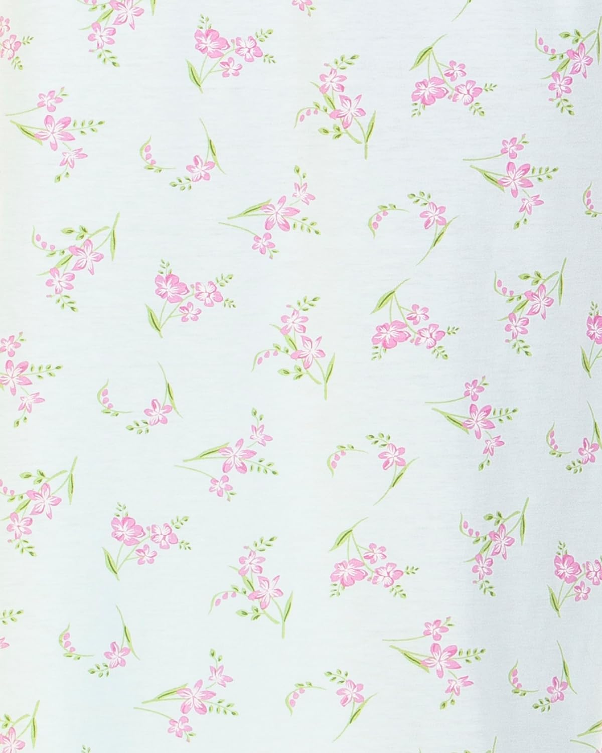 Ladies Cotton Rich Jersey Short Sleeve Floral Nightie Nightdress