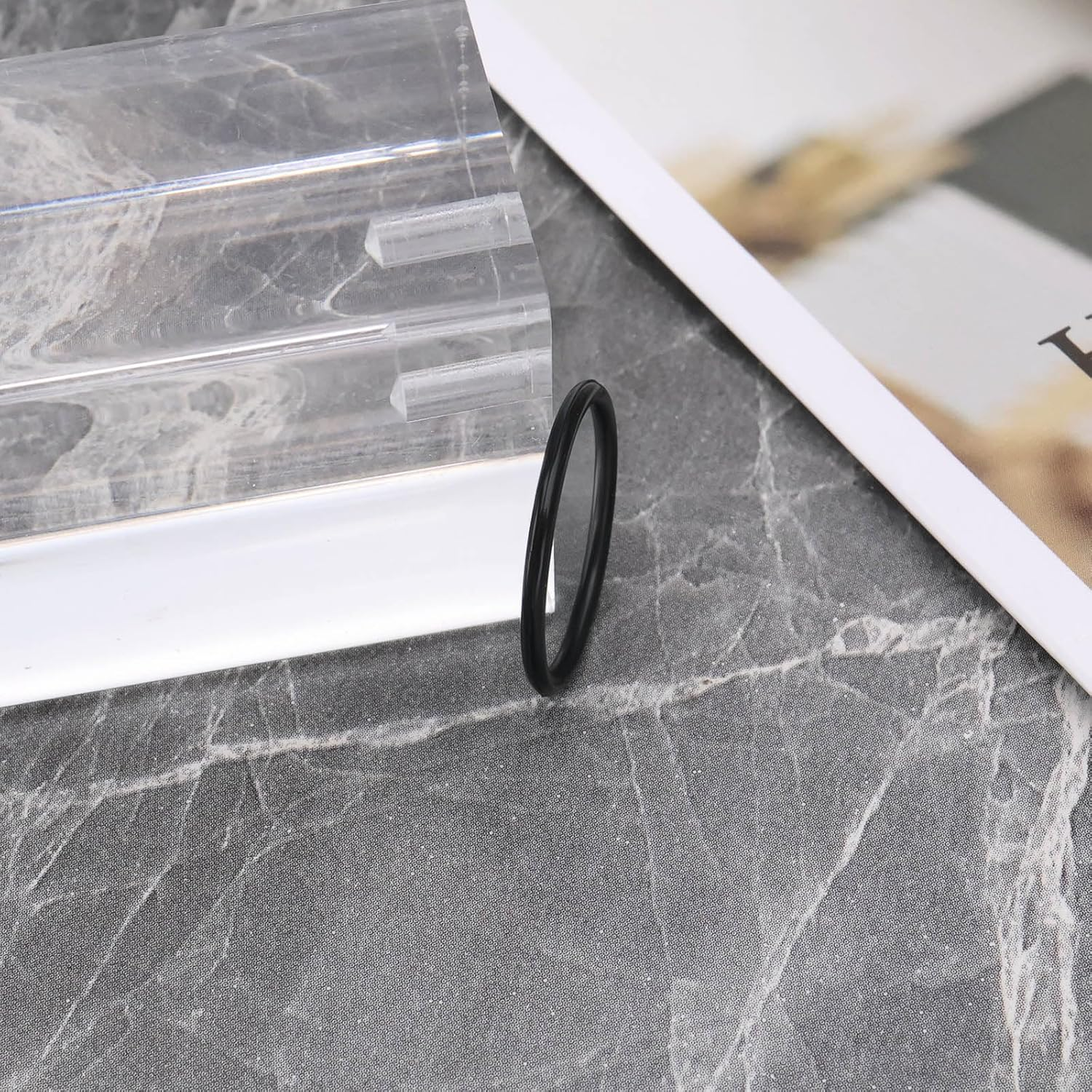 LT Easiyl 10PCS Nitrile O-Ring Seal 1.75Mm Thickness 20Mm Inner Diameter 23.5Mm Outer Diameter for Shower Hose Head Handset Holder Nitrile Gasket Black image number 3