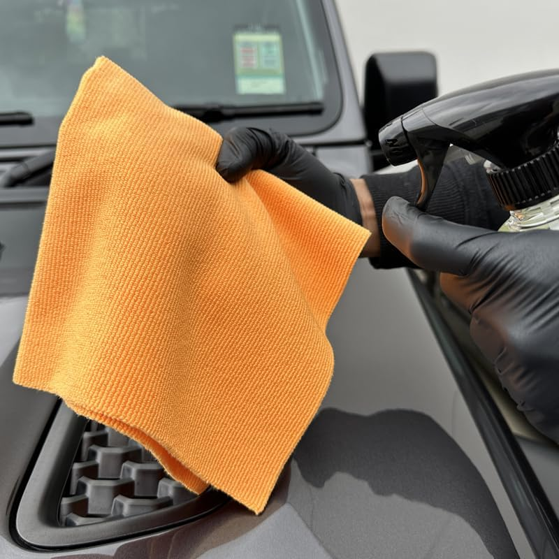 Cobra WRAP TOOLS Pearlglide Edgeless Microfiber Towel for Ceramic Coating - 320 GSM Pearl Weave - Super Absorbent, Durable & Scratch-Free Cloth for Ceramic Coating Removal | (40X40 Cm, 10 Pcs) image number 2
