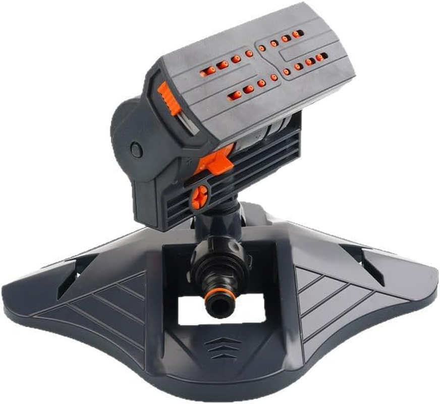 Outdoor Watering Fixture - Adjustable Yard Sprinkler, 16-Hole Irrigation Device | 360 Degree Rotating Water-Saving Sprinkler for Greenhouse Flower Bed Farm Lawn Park Garden Patio Vegetable Garden image number 6