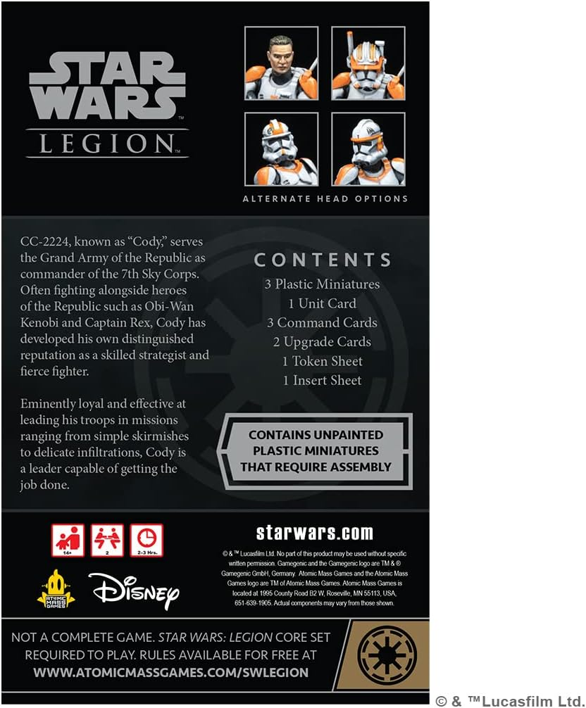 Atomic Mass Gamesasmodee North America 223033 Star Wars Legion Unannounced Miniatures Game image number 1