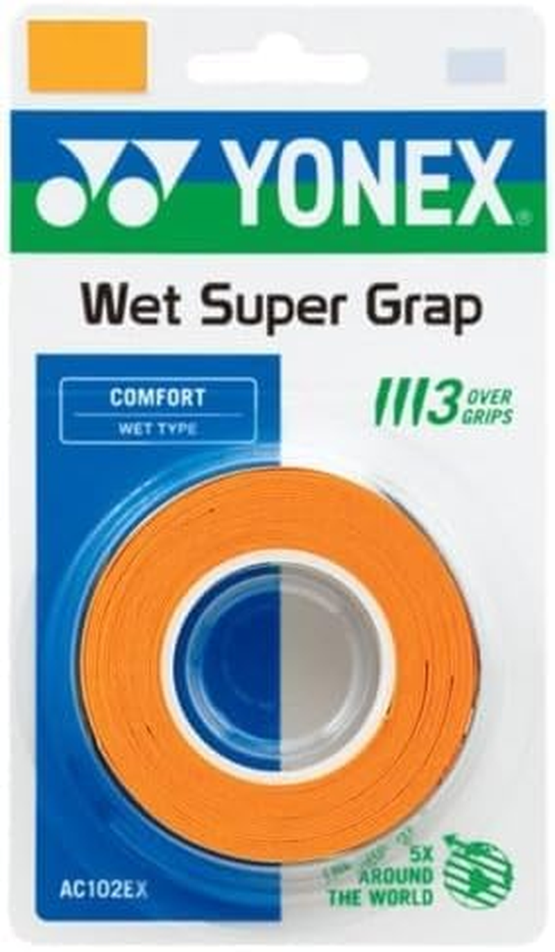 YONEX Wet Super GRAP Badminton Grip - YONEX Overgrip Super GRAP 3 over Racket Grips