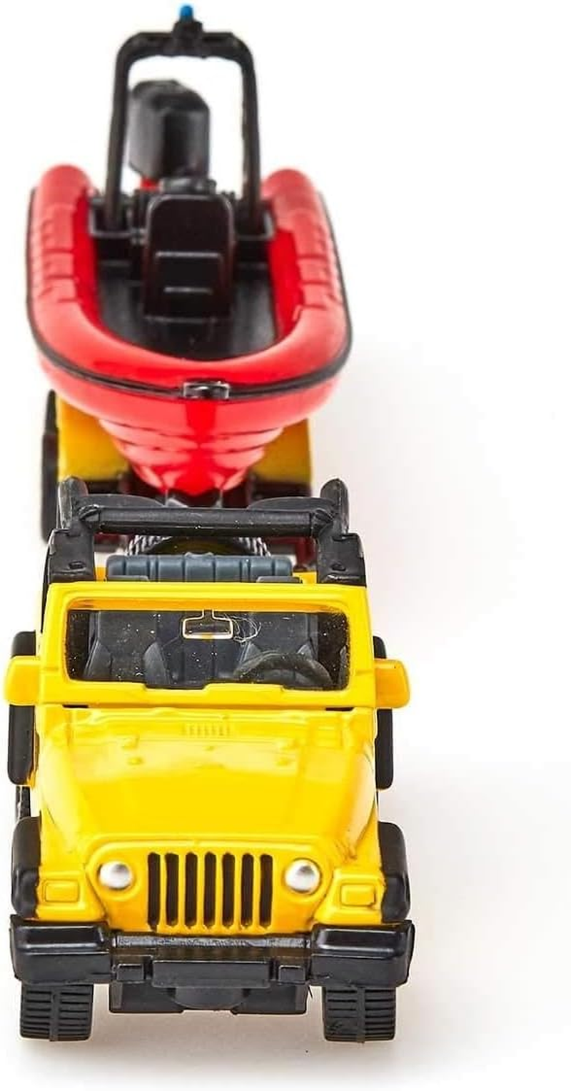 Siku - Jeep with Boat image number 5