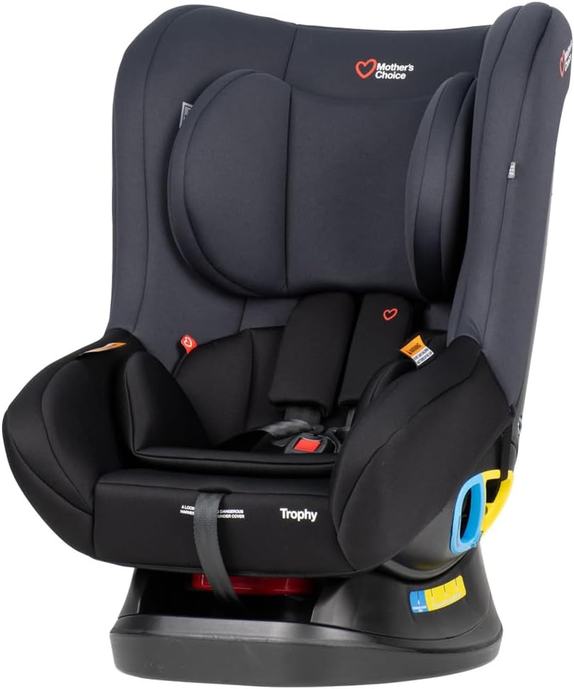 Mothers Choice Trophy Convertible Car Seat - Newborn to 4 Years, Comfort & Safety with Easy Recline, Secure Installation, and Compact Design