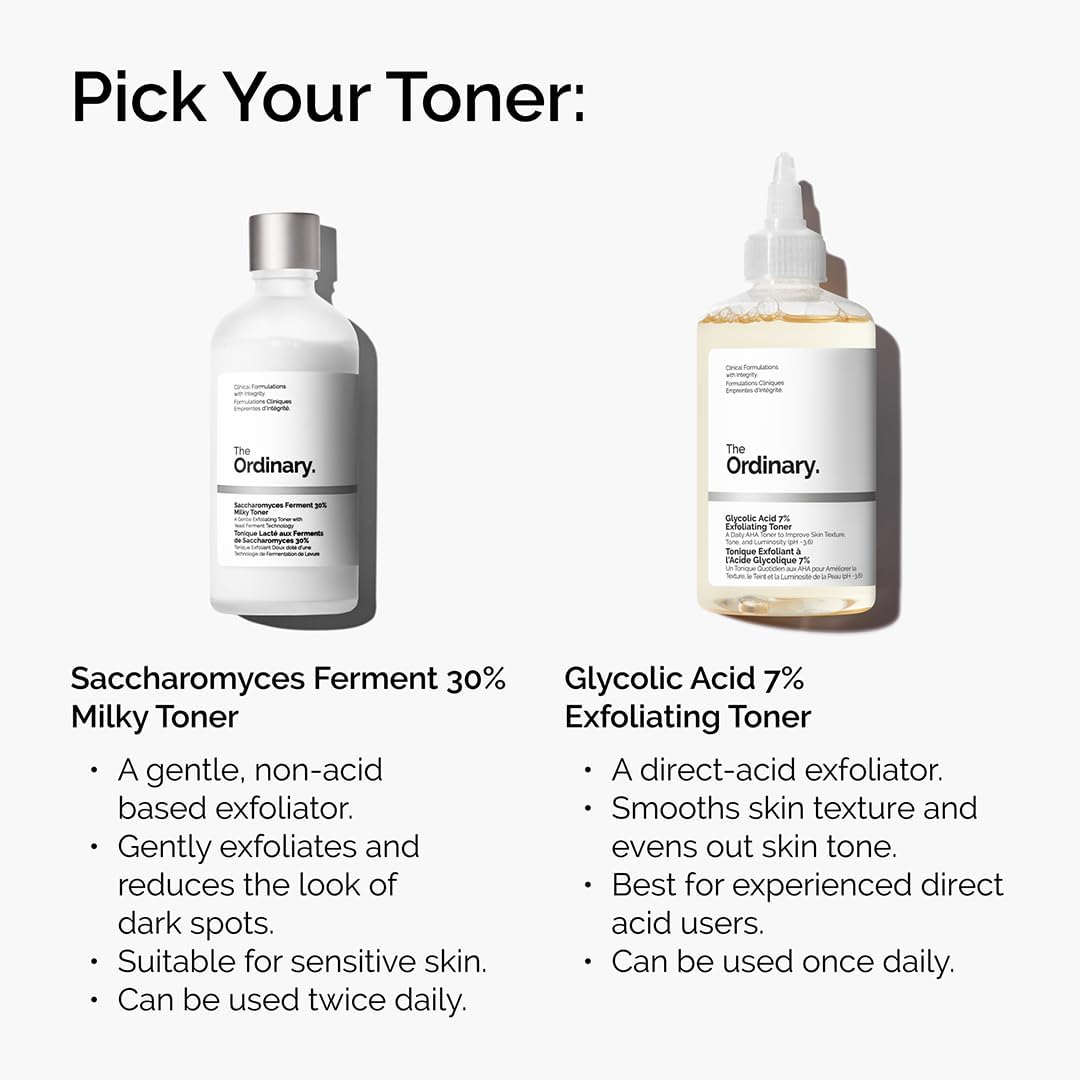 The Ordinary Saccharomyces Ferment 30% Milky Toner, Exfoliating and Hydrating Toner for Smoother, Brighter Skin, 3.4 Fl Oz image number 4