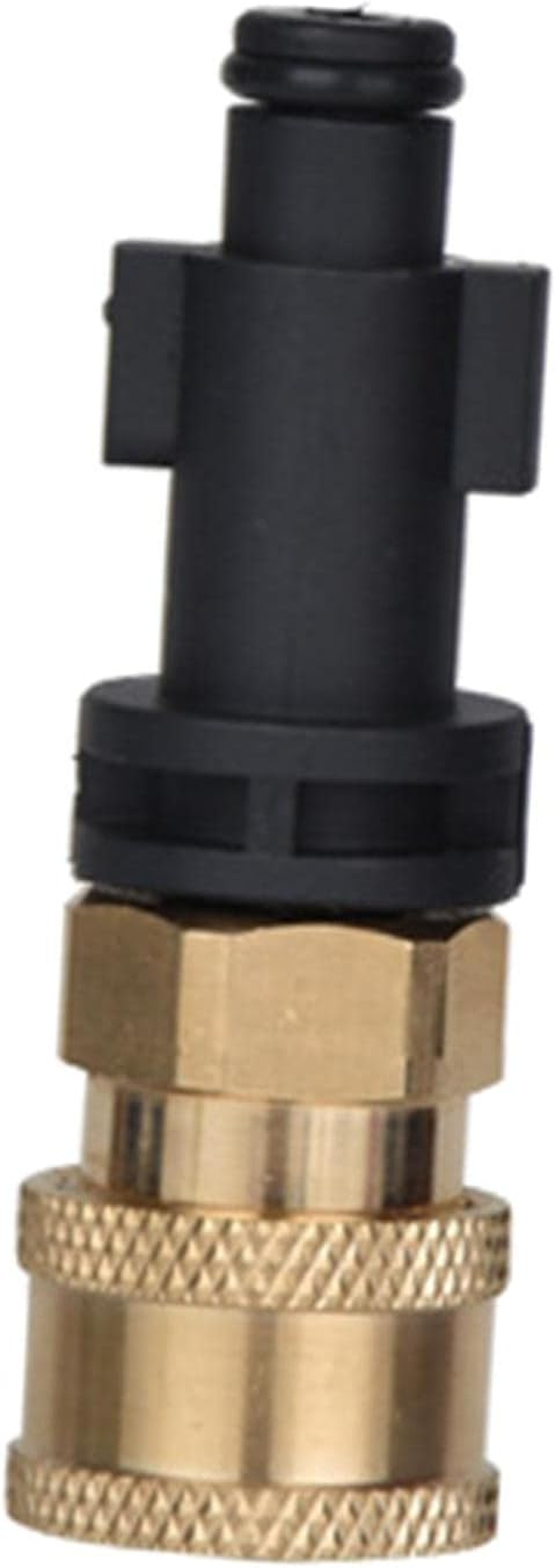 P Prettyia Pressure Washer Coupler 1/4 Inch Connector Internal Thread Hose Adapter Foam Lance Fittings Nozzle, for Bosch
