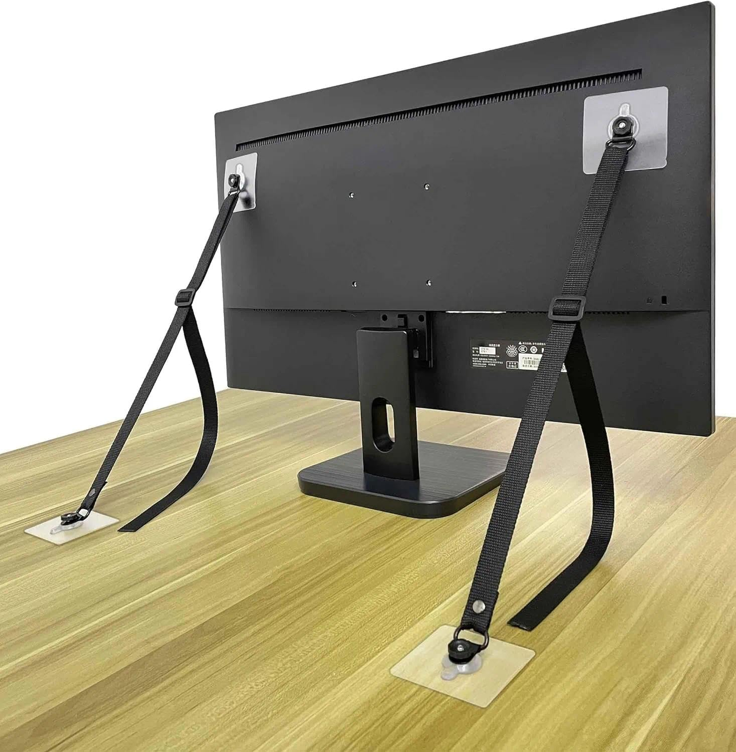 4-Pack Adjustable anti Tip TV Safety Straps, Furniture Anchor & Baby Proofing Safety for Flat Screens on TV Stands - Unron image number 2