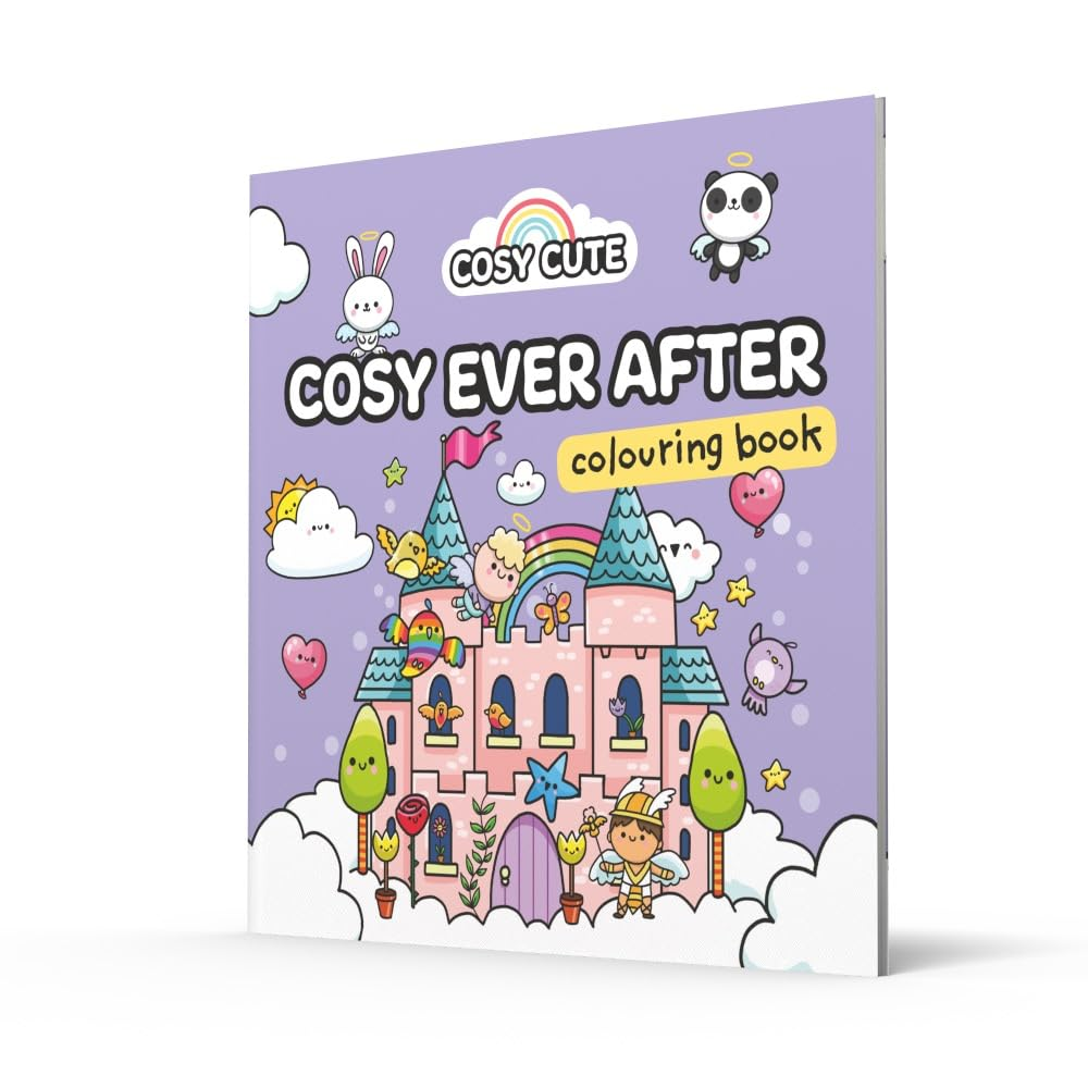Cosy Cute Cosy Ever after Colouring Book: a Fairytale Cozy Colouring Book for Tweens, Teens and Adults to Relax With! for Fans of Coco Wyo and Tiktok Colouring image number 3