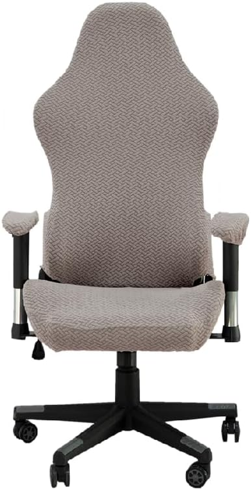 Hyper Cover Jacquard Gaming Chair Cover (Black) - Universal Gamer/Gaming Chair Seat Cover Australia - Secret Labs Compatible - Racing Style Seat Cover for Gaming Chair