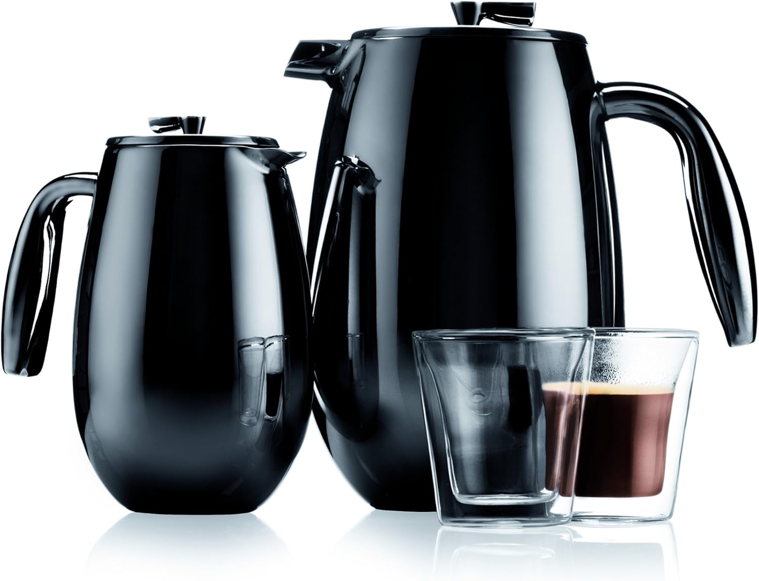 BODUM Columbia 3 Cup Double Wall French Press Coffee Maker, Matt Finish, 0.35 L, 12 Oz