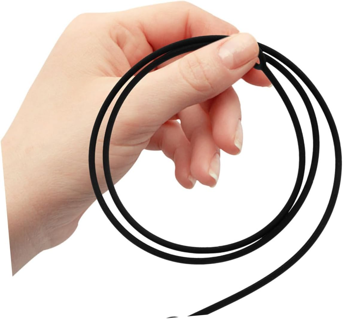 Silicone Ear Plugs Cord Replacement Lanyard for Earphones, Lightweight Detachable Earbud Strap Universal Compatibility, Black, Suitable for Daily Use image number 5